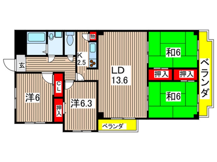 間取図 ラシエールＲ＆Ｉ
