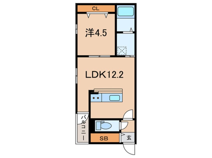 間取図 DEVELD千原