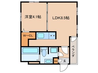 間取図 Ｃｈｅｒｉｍ堀田