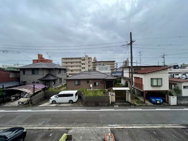 室内からの展望 日比野ハイツ