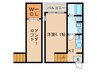 Ｇｒａｎｄｏｌｅ志賀本通Ⅰ 1Kの間取り