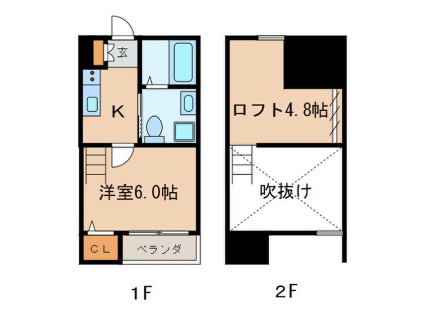 間取図 ハピネス笈瀬