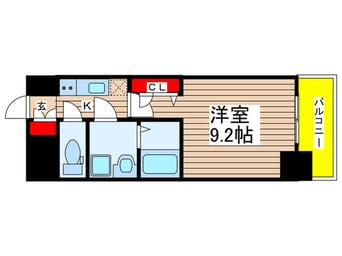 間取図 プレサンス栄フェル(0601)
