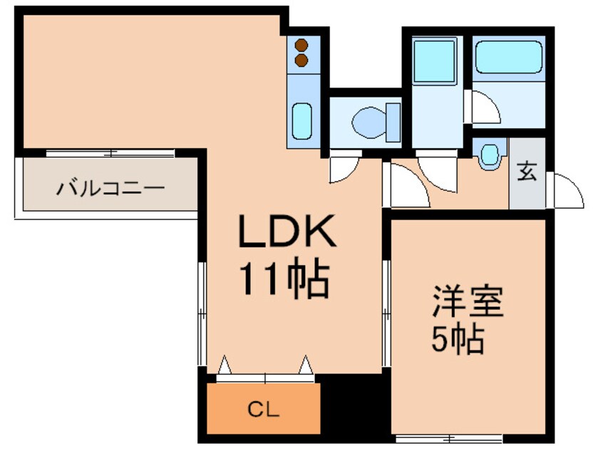 間取図 グレイス新栄