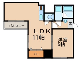 間取図 グレイス新栄