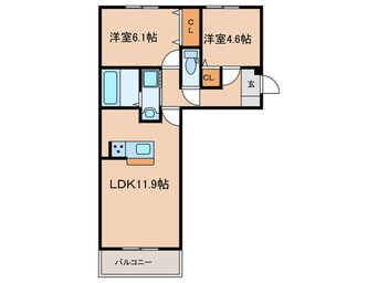 間取図 ラコリーナ花園