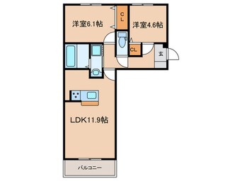間取図 ラコリーナ花園