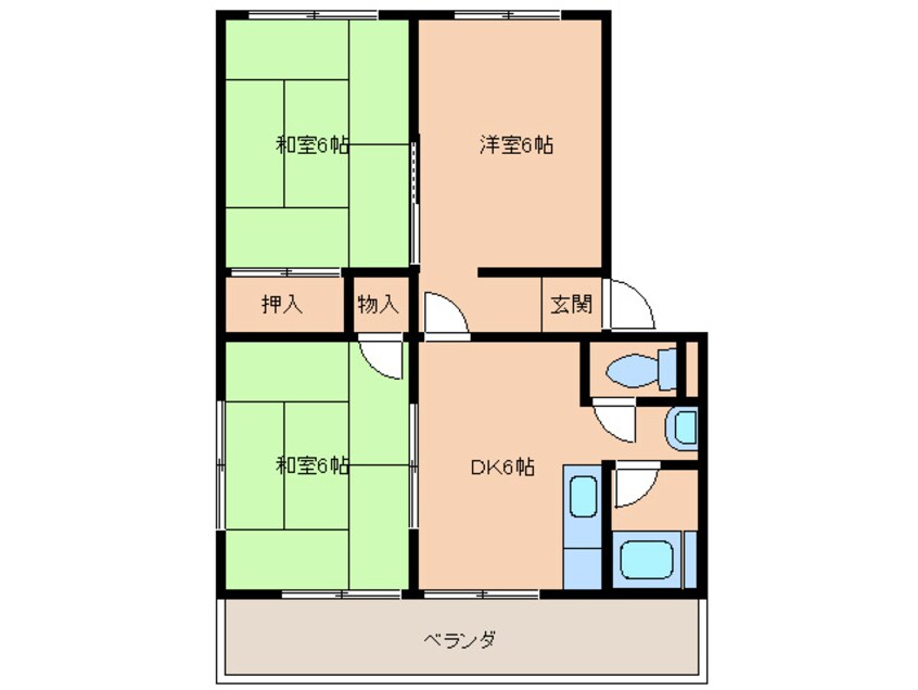 間取図 光マンション