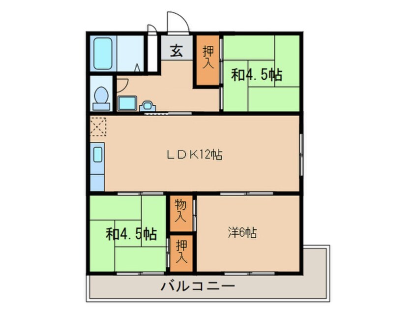 間取図 光マンション