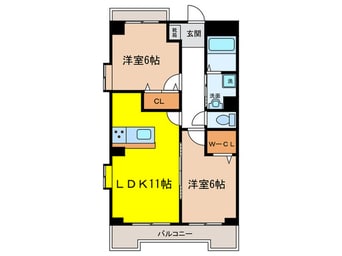 間取図 ボヌールレジデンス