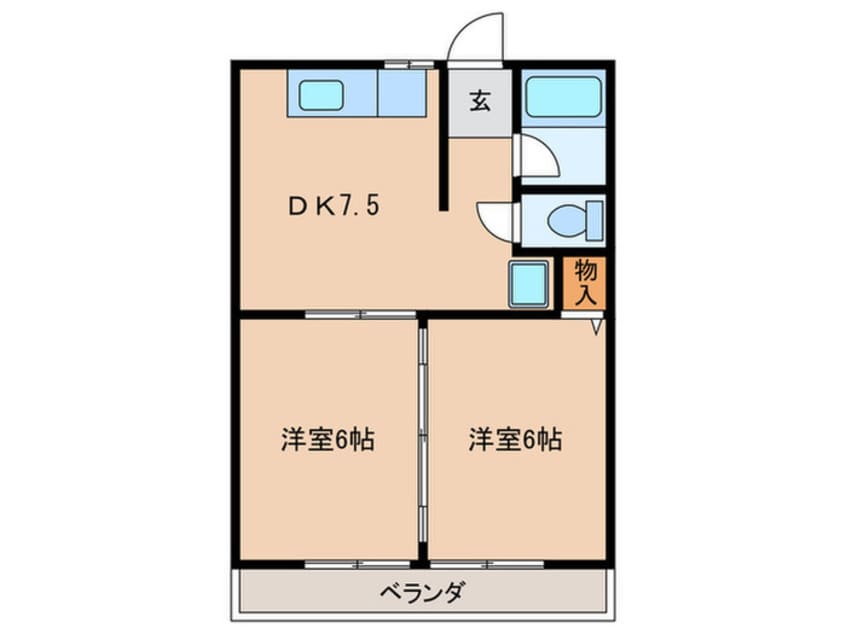 間取図 コート八家