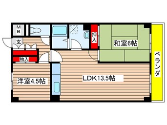 間取図 エスパシオ野並