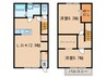 ベルエポック 2LDKの間取り