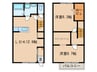 ベルエポック 2LDKの間取り