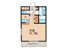アーバンフォレスト 1Kの間取り