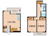 中富住宅Ｅ棟(1104) 2LDKの間取り