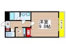 エルムアベニュ－藤 1Kの間取り