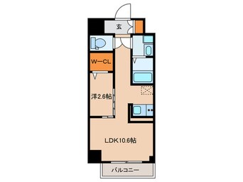 間取図 エスリード今池ルミナス