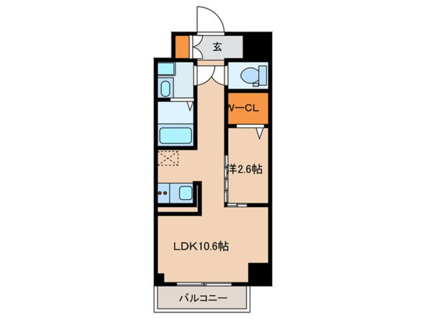 間取図 エスリード今池ルミナス