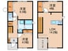 富吉3-272KODATEXⅠ　A棟 3LDKの間取り