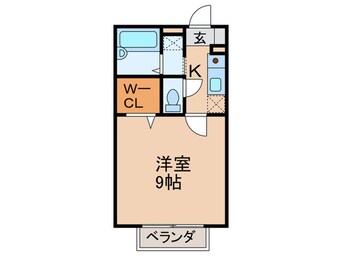 間取図 アバンサ－ル一社