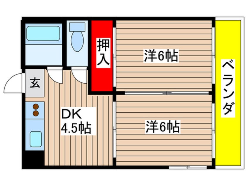 間取図 明治第二ビル