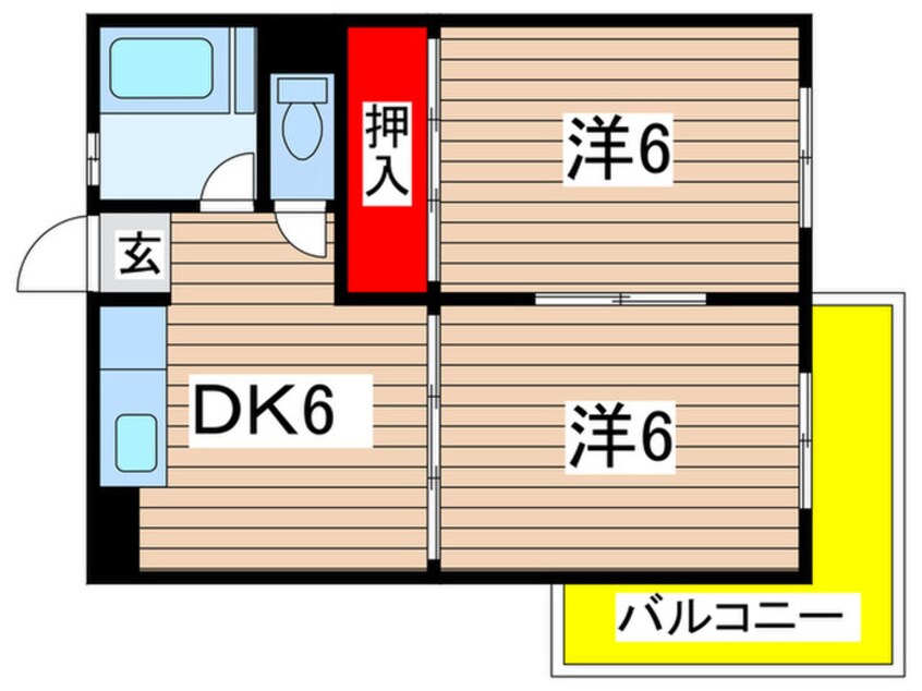 間取図 明治第二ビル
