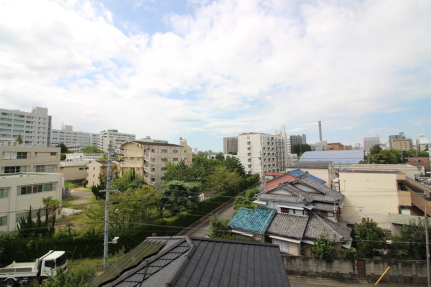 室内からの展望 明治第二ビル