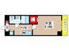 アビタシオンサクラ 1Kの間取り