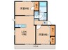 EspoirⅠ 2LDKの間取り