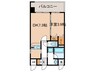 東桜コ－ト 1DKの間取り