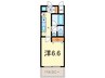 東桜コ－ト 1Kの間取り