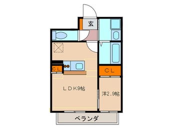 間取図 Ｓｅｒｅｎｏ