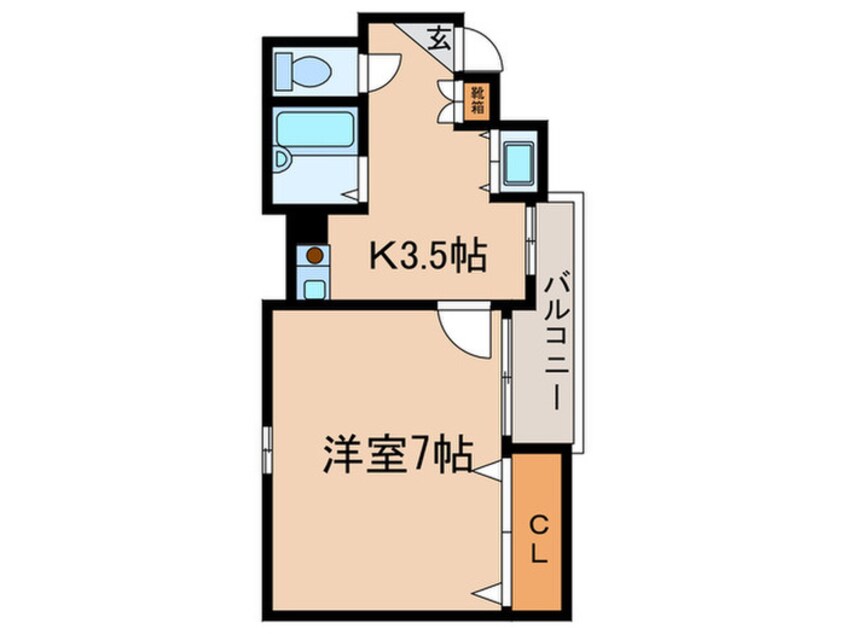 間取図 プロクシ－スクエア徳川