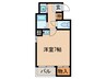 プロクシィスクエア徳川 1Rの間取り