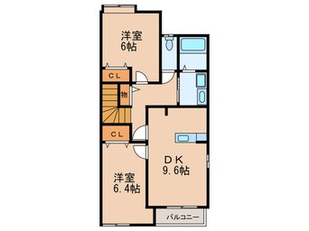 間取図 フィオ－レ