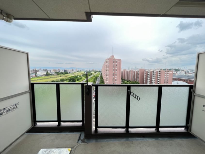 室内からの展望 リバ－コ－ト砂田橋
