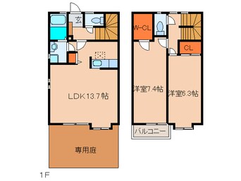 間取図 スプレンディ－ドＥ