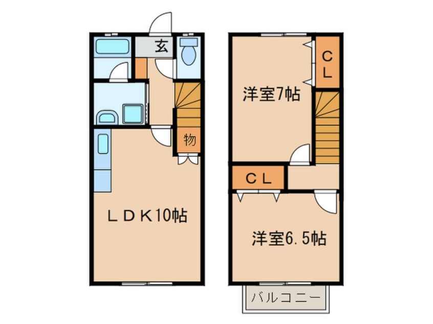 間取図 Ａｐｔ王塚