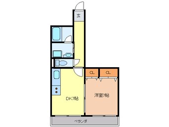 間取図 ハイリスベーネ池下