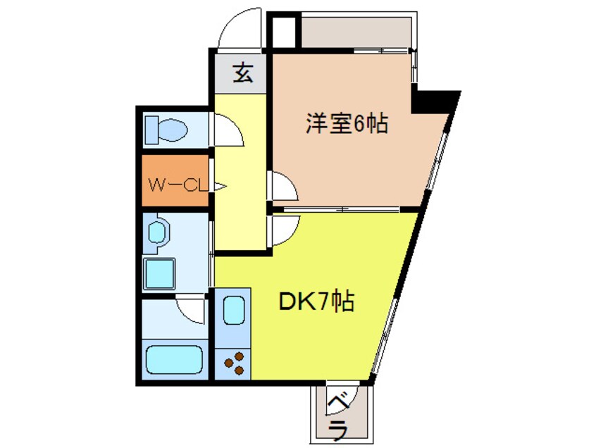 間取図 ハイリスベーネ池下