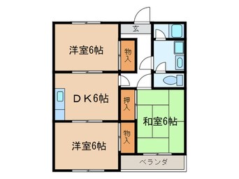 間取図 第２中日ビル