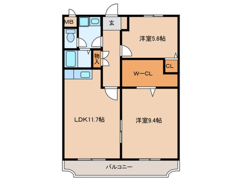 間取図 サンマリッチ鈴木