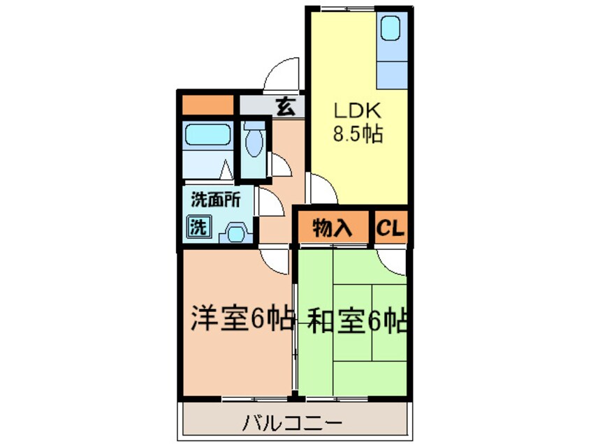 間取図 サンフラワー一番