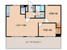 大和レジデンス相生（902） 2LDKの間取り