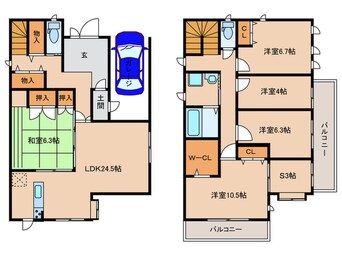 間取図 明治本町戸建