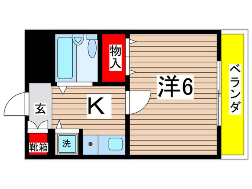 間取図 ミリアンメロディ川名