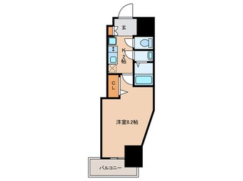 間取図 ﾃﾞｨｱﾚｲｼｬｽ名古屋中村公園(405)