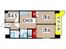 ＦＢ恵方マンション 3DKの間取り