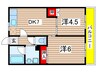 ＦＢ恵方マンション 2DKの間取り